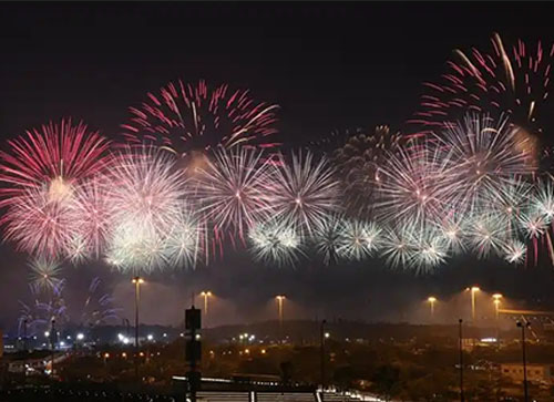 宝山区焰火晚会