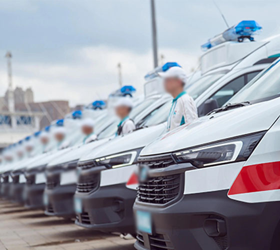 宝山区服务车队展示